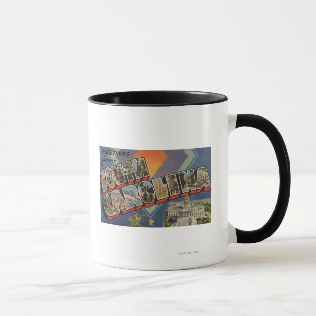 Mug Caroline du Sud (Capitale nationale/Fleur) (Droite)