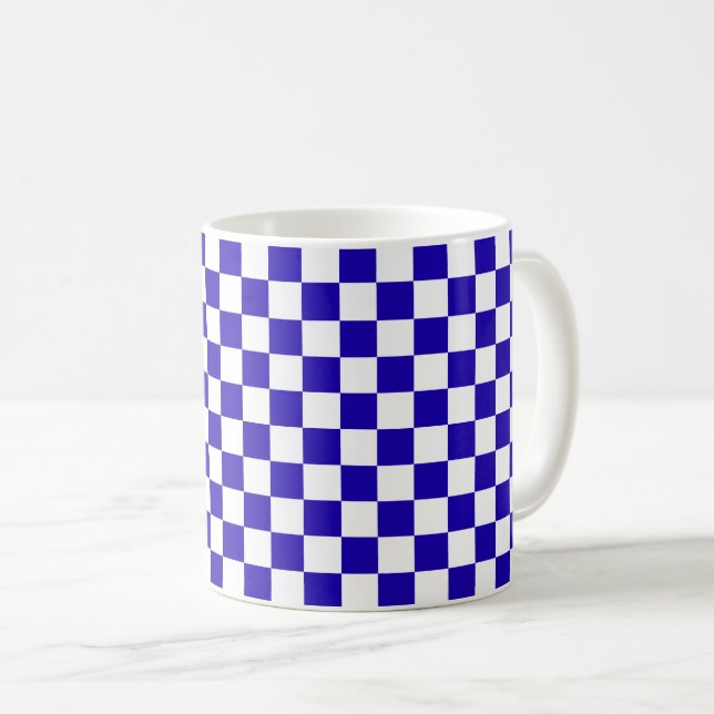 Mug Caroncule bleu profond  (Devant droit)