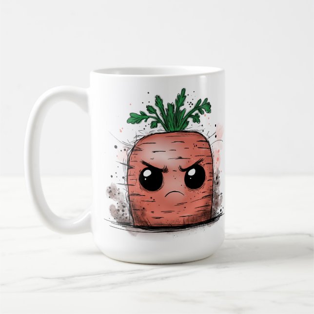 Mug Carotte Grincheuse (Gauche)