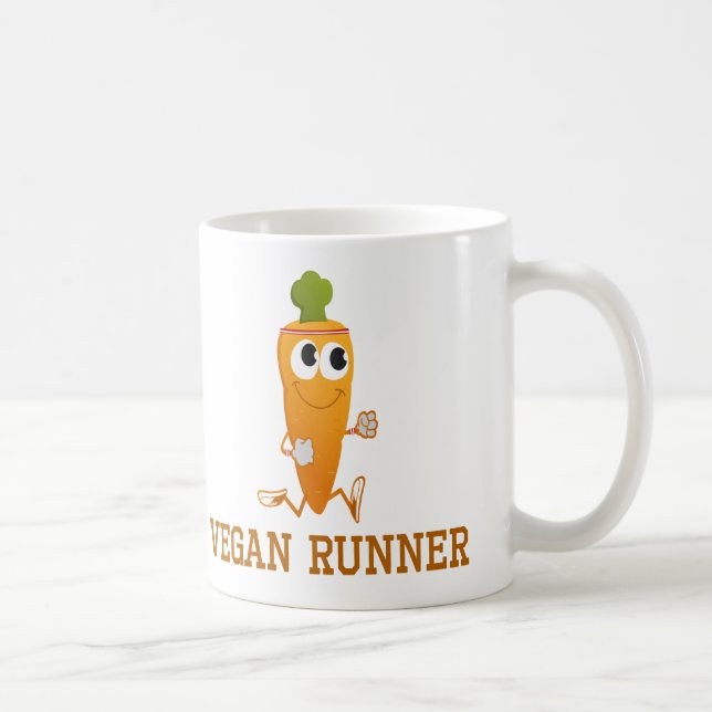 Mug Carotte Vegan Runner (Droite)