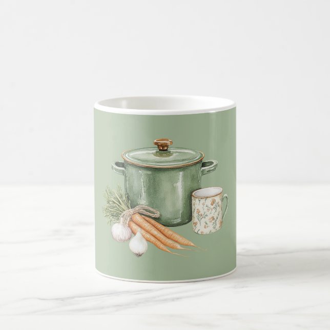 Mug Carottes de pot vert  (Centre)