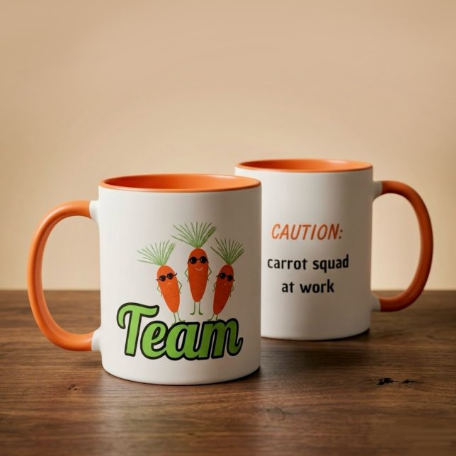 Mug Carottes drôles (Créateur téléchargé)