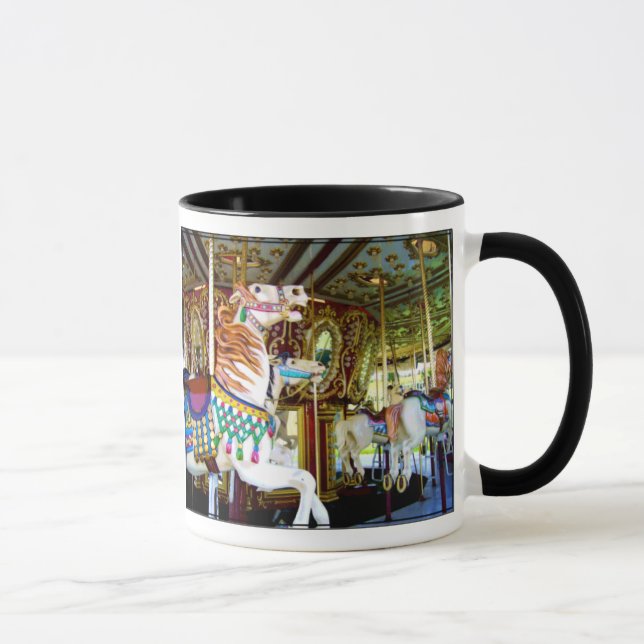 Mug CAROUSEL ~ Musique en verre dépoli (Droite)