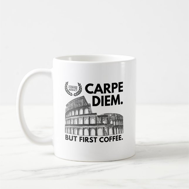 Mug Carpe Diem Mais Premier Café - Colisée (Gauche)