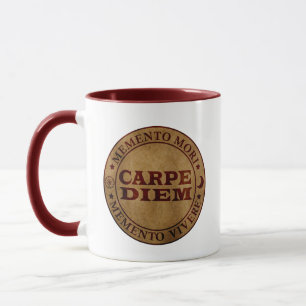 Mug Carpe diem Saisir le jour Memento mori