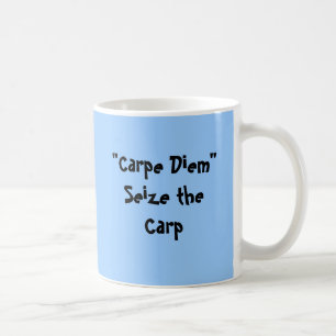 Mug "Carpe Diem " saisissent la carpe