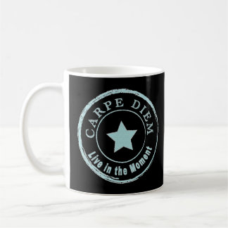 Mug CARPE DIEM, Vivre dans le moment Cool noir
