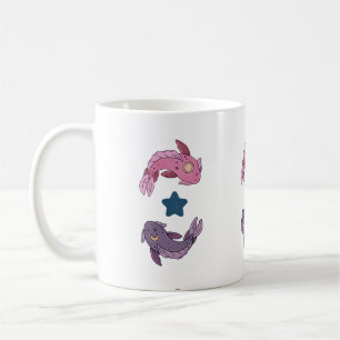 Mug Carpeaux de koï Soleil et Lune Art céleste des P