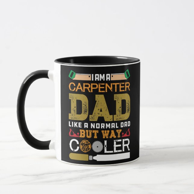 Mug Carpenter Papa Comme Un Papa Normal Mais Glacière (Gauche)