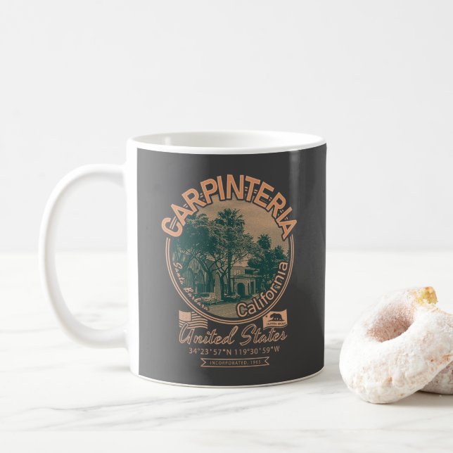MUG CARPINTERIA PÈRE NOËL BARBARA CALIFORNIE (Avec donut)
