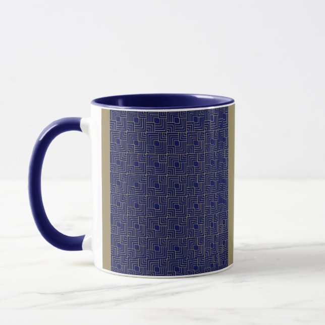 Mug Carré bleu (Gauche)
