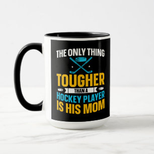 Mug Carré de la mère de hockey dur