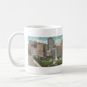 Mug carré de l'Union en 1931, San Francisco, Californi