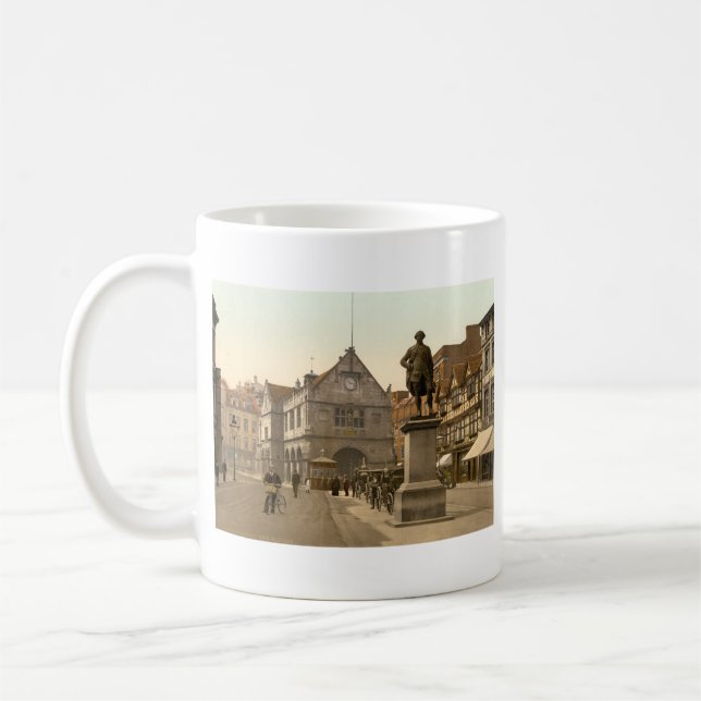 Mug Carré de Shrewsbury, Shropshire, Angleterre (Gauche)