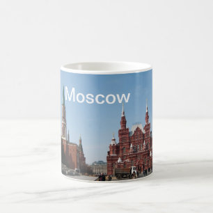 Mug Carré rouge. Moscou, Russie