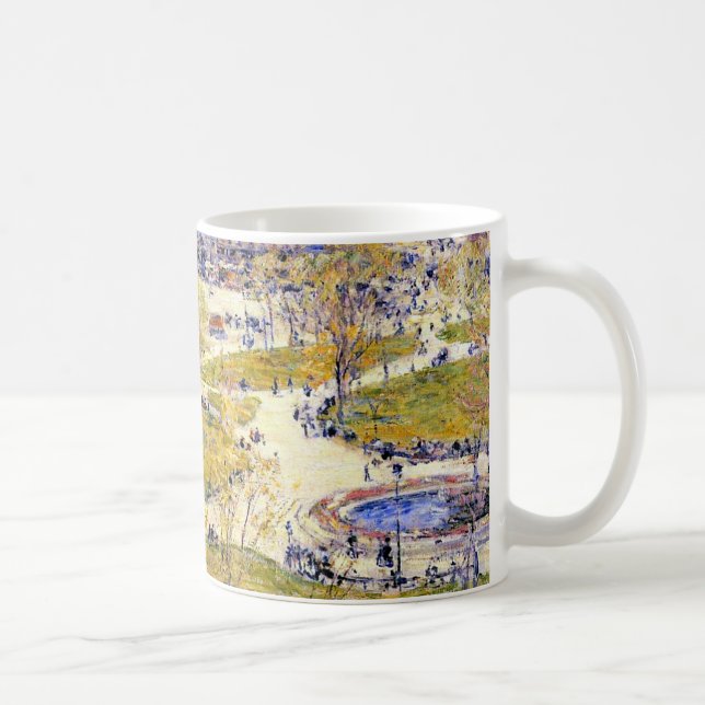 Mug Carré syndical au printemps par Frederick Childe H (Droite)