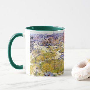 Mug Carré syndical au printemps par Frederick Childe H