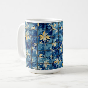 Mug Carreau bleu