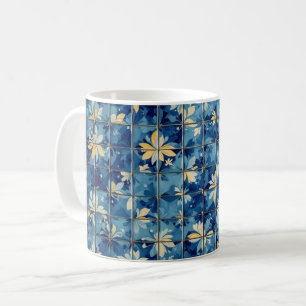 Mug Carreau bleu