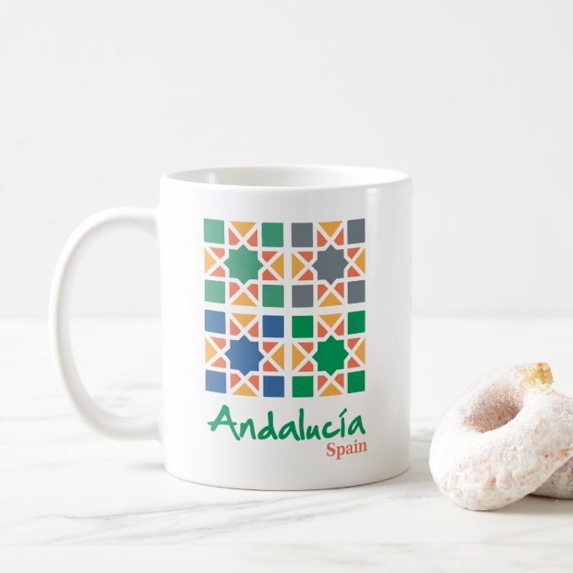 Mug Carreaux Andalous 4 (Avec donut)
