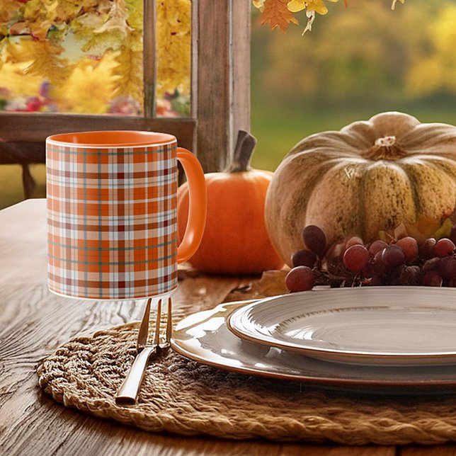 Mug Carreaux d'automne (Créateur téléchargé)