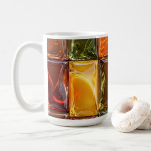 Mug Carreaux de Mosaïque en Verre Automnal Chaud - Amb