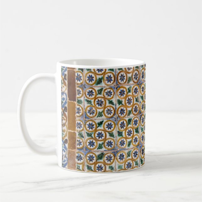Mug Carreaux espagnols #2 #travel #motif #wall #art (Gauche)