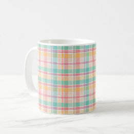 Mug Carreaux Vichy Multicolores