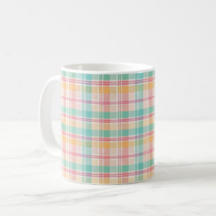 Mug Carreaux Vichy Multicolores