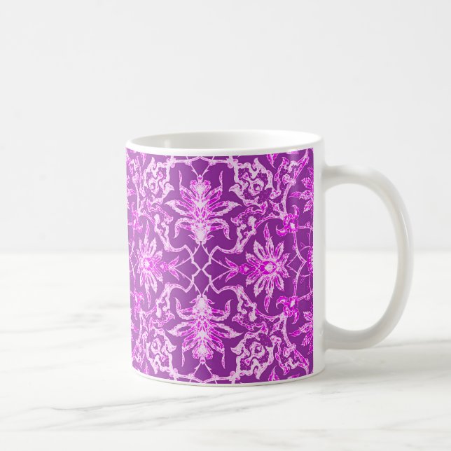 Mug Carrelage chinois Art Nouveau - Amethyst violet (Droite)