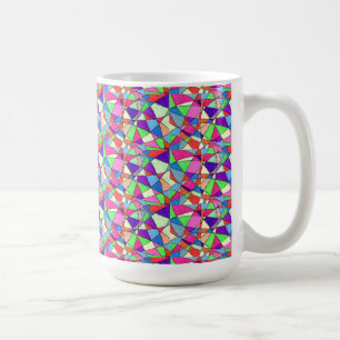Mug "Carrelage en verre tendu" Conception abstraite Mu