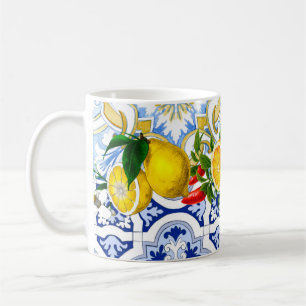 Mug Carrelage méditerranéen, majolica, style sicilien