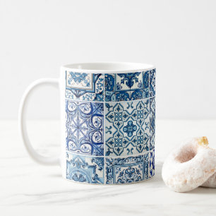 Mug Carrelage méditerranéen, Portugais, Azulejo, Majol