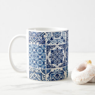 Mug Carrelage méditerranéen, Portugais, Azulejo, Majol