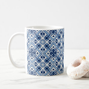 Mug Carrelage méditerranéen, Portugais, Azulejo, Majol