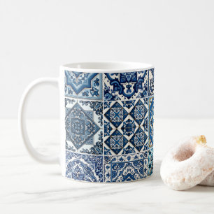 Mug Carrelage méditerranéen, Portugais, Azulejo, Majol