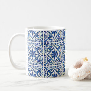 Mug Carrelage méditerranéen, Portugais, Azulejo, Majol