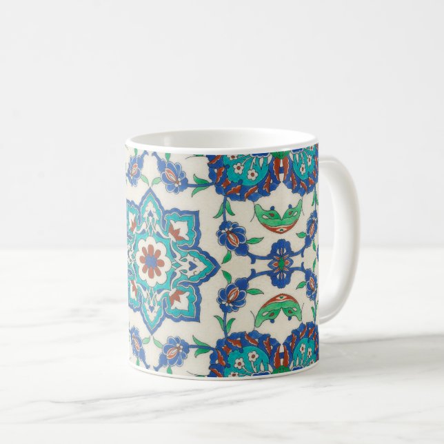 Mug Carrelage ornemental (Devant droit)