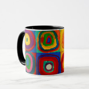 Mug Carrés avec cercles, Abstraits, Wassily Kandinsky
