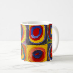 Mug Carrés avec cercles concentriques Kandinsky