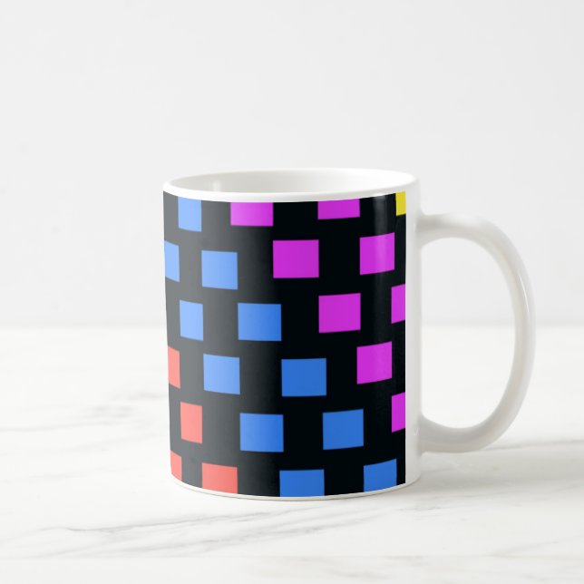 Mug Carrés colorés (Droite)
