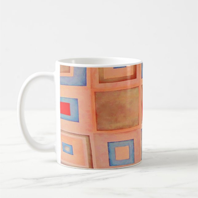 Mug Carrés colorés (Gauche)