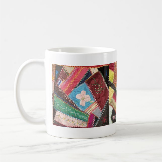 Mug Carrés de couette folle de l'époque victorienne (Gauche)