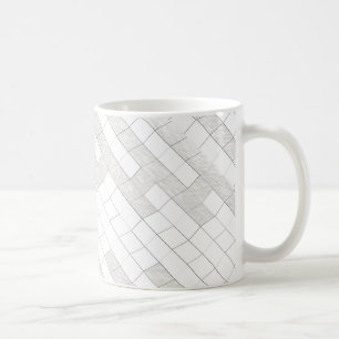 Mug carrés en zigzag en gris...