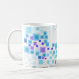 Mug Carrés et boîtes Abstraits colorés