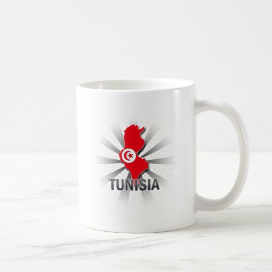 Mug Carte 2 0 De Drapeau De La Tunisie Zazzle Fr