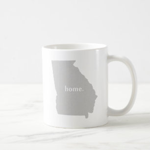 Mug Carte à la maison d'état de silhouette de la