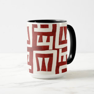 Mug Carte africaine Conception tribale