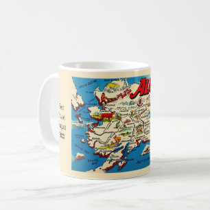 Mug Carte Alaska Musique personnalisée