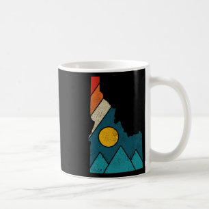 Mug Carte ancienne de l'Idaho Montagnes Randonneurs Ca